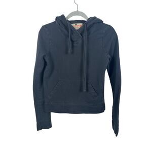 American Giant Essential Hoodie XS EUC Heavyweight Cotton Sweatshirt Black